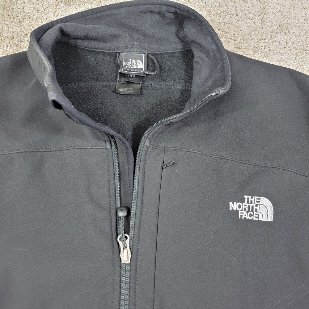 The North Face Apex Bionic Softshell Jacket Womens XL Black Full Zip Windproof
